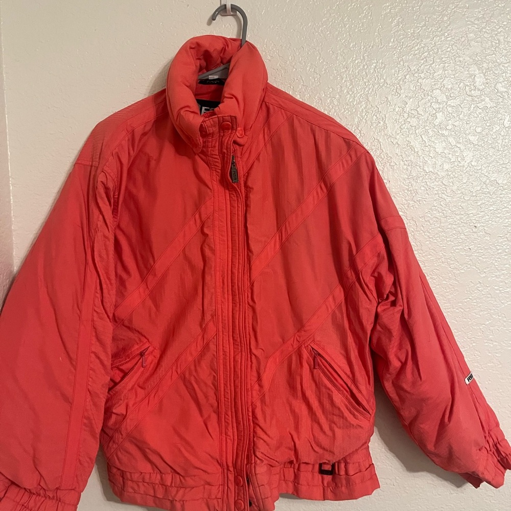 Vintage Hot Pink Fera Womens Ski Winter Coat Size 6